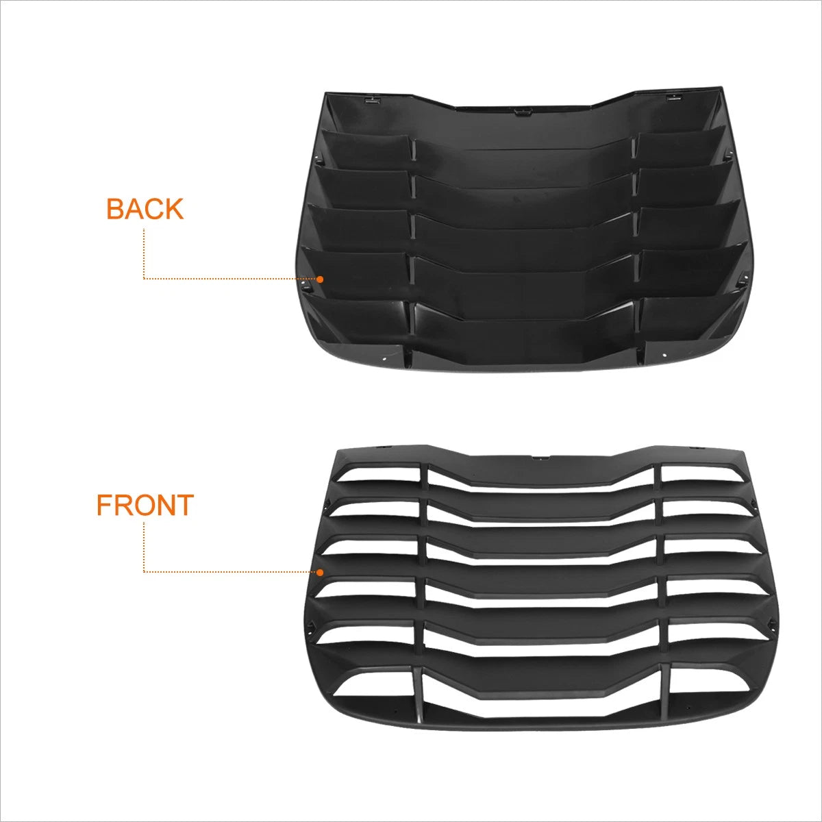 Rear Window Windshield Louver Sun Shade Cover for Nissan 370Z (2009–2019)
