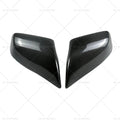 2X Carbon Fiber Wing Side Mirror Cover Trim for Tesla Model S (2012–2023)