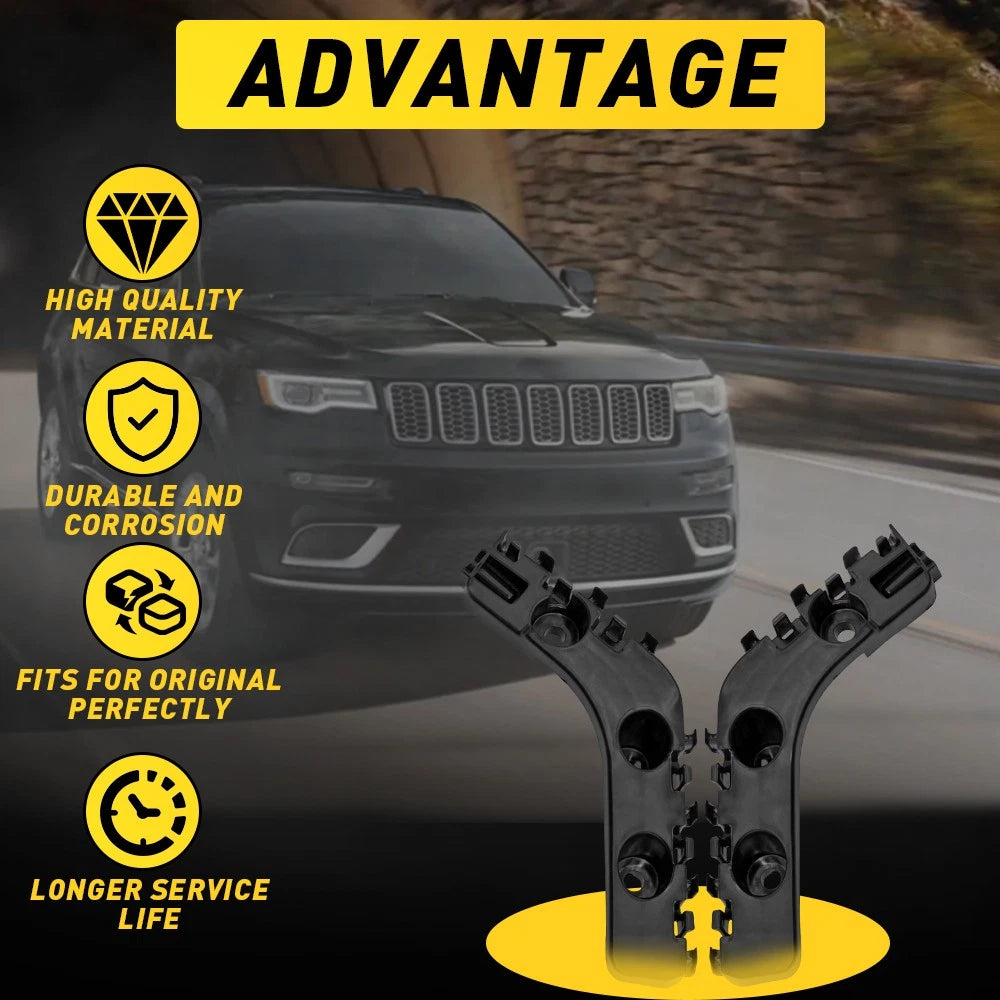 2X Bumper Support Brackets for Jeep Grand Cherokee (2011–2013)