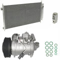 AC Compressor Kit with Condenser for Honda Crosstour 2.4L (2013–2014)