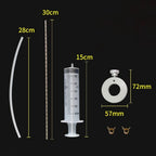 Stainless Steel Fork Oil Tool Kit for Motorcycles (60ml Dispenser)