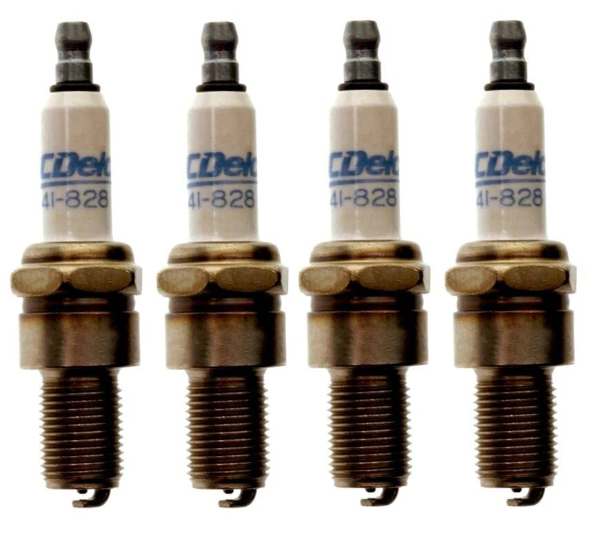 Set of 4 Spark Plugs for Plymouth Sapporo, Dodge D50, Honda Civic L4