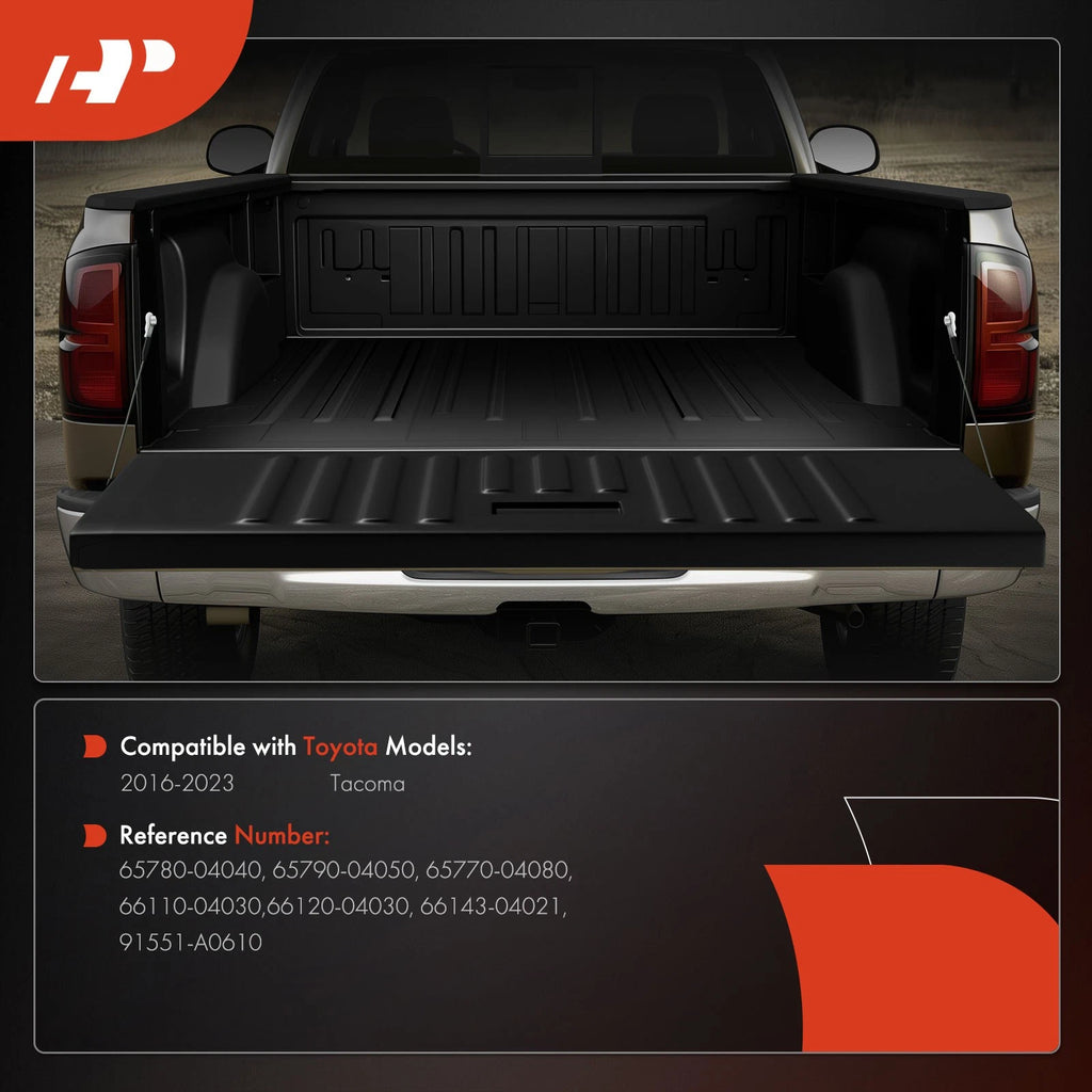 Tailgate Hardware Rebuild Kit with Cable & Rod for Toyota Tacoma (2005–2015)