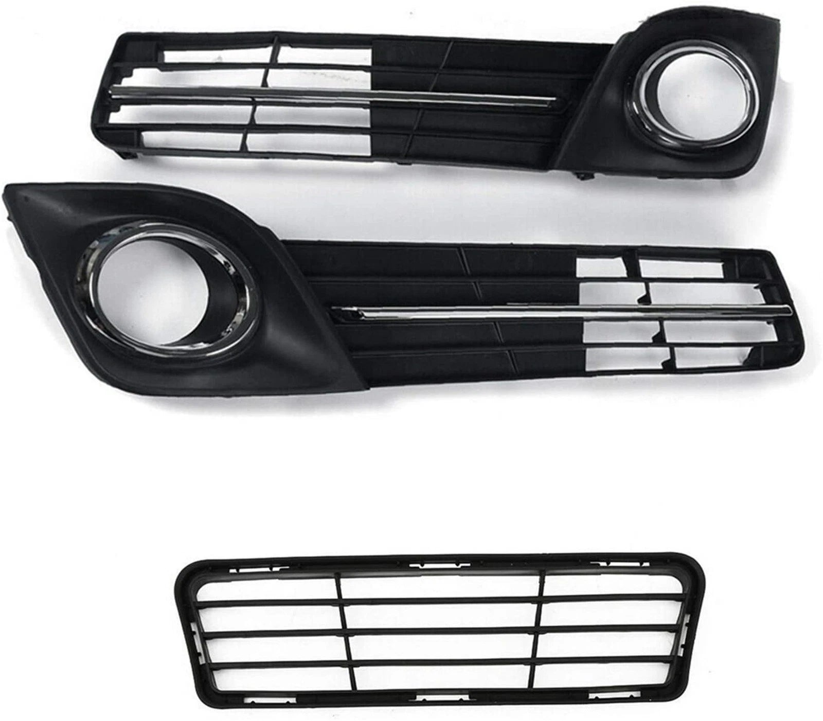 Set of 2 Black Fog Light Covers for Toyota Camry SE (2012–2014)