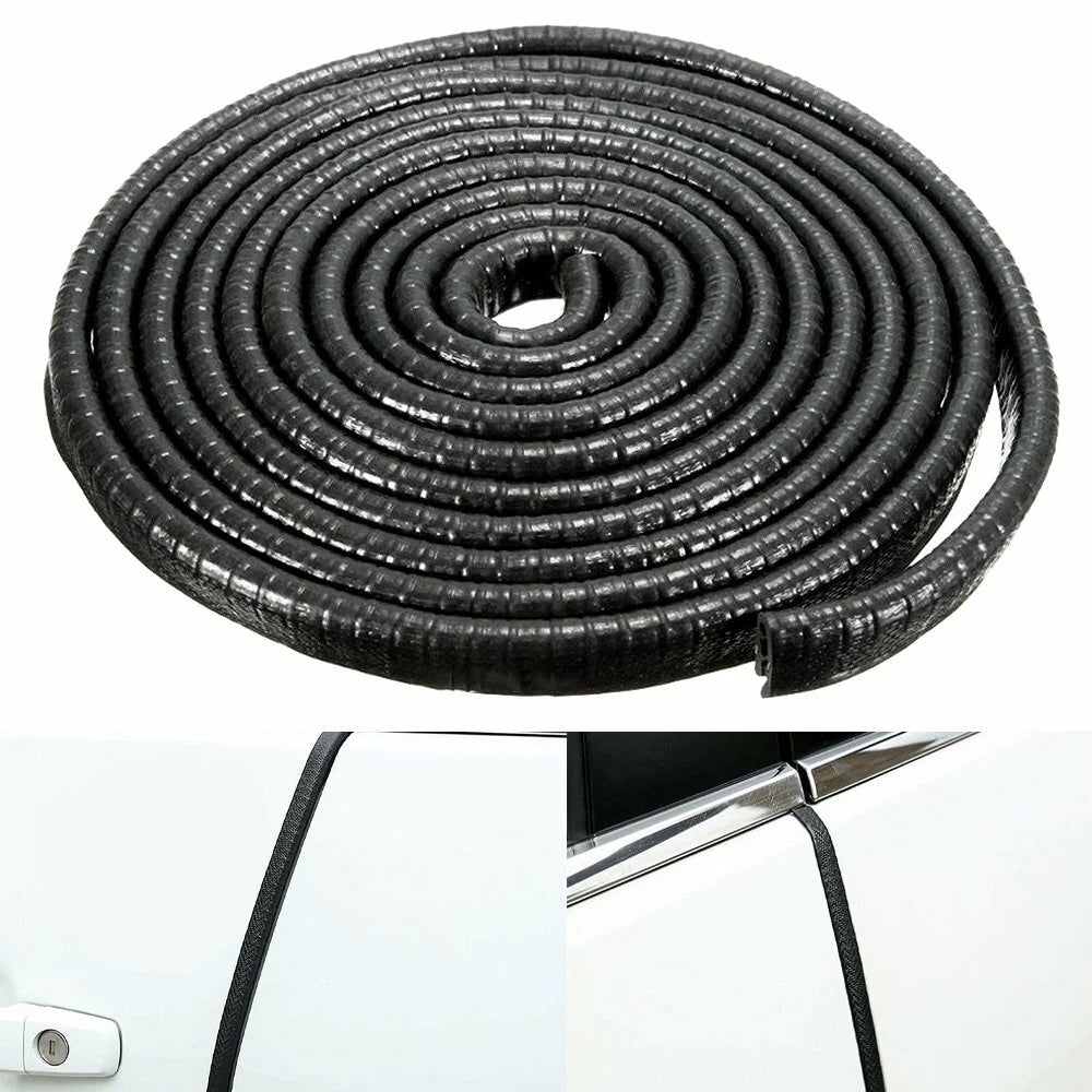 16ft Rubber Door Edge Trim Molding Seal Strip for Car