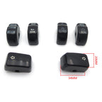 Black Hand Controls Switch Button Covers for Harley Davidson Softail (2011)