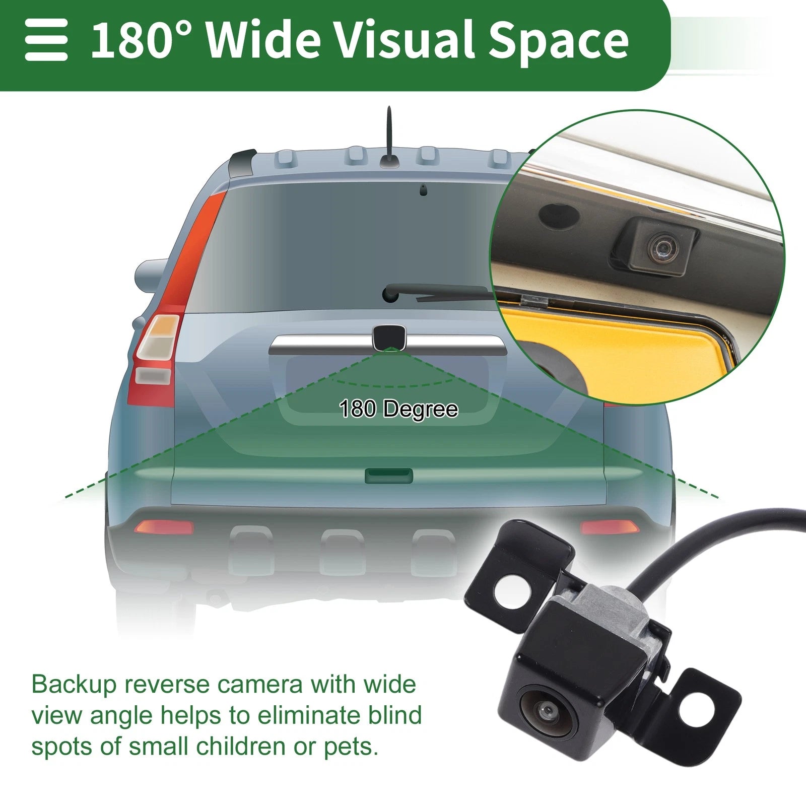 Rear View Camera for Kia Sorento (2011–2012) 120-180 Degree