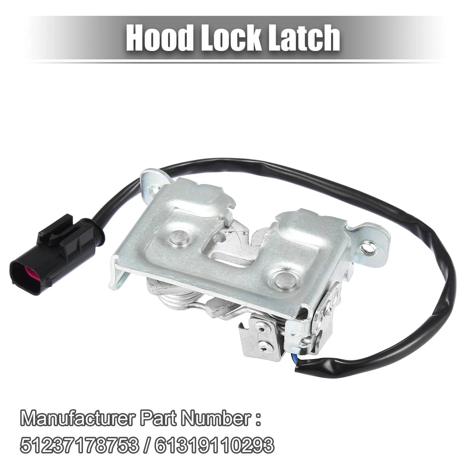 Hood Catch Lock Latch for BMW X5 X6 (2007–2013) 51237178753 61319110293