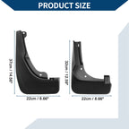 Set of 2 Mud Flaps Splash Guards for Mercedes-Benz GLC (2016–2023)