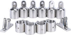 10Pcs Bimini Top Fittings for Boat Deck (Fits 1" Stainless Steel Jaw Slide)