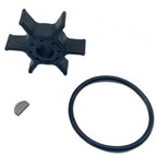 Water Pump Impeller & Key for Yamaha 4 Stroke 6-9.9 HP Outboard (68T-44352-00)
