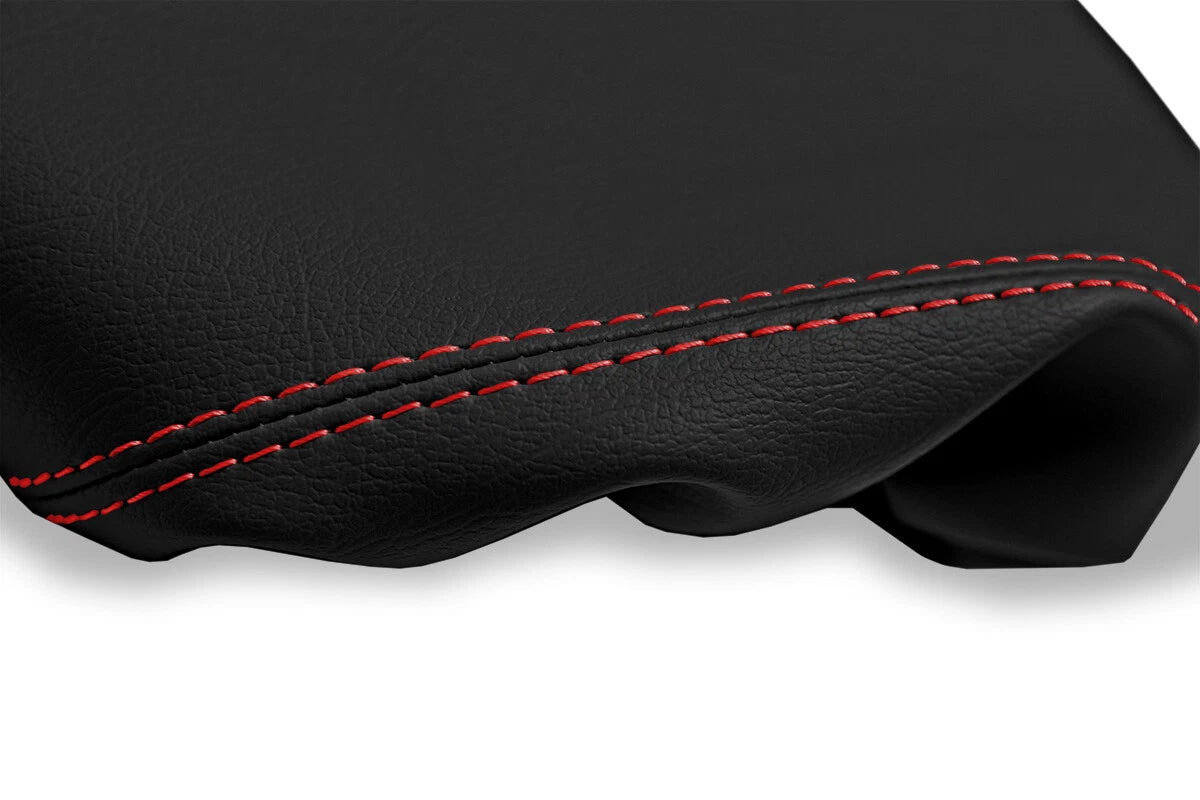 Armrest Cover for Dodge Neon (1995–1999) Red Stitch Leather