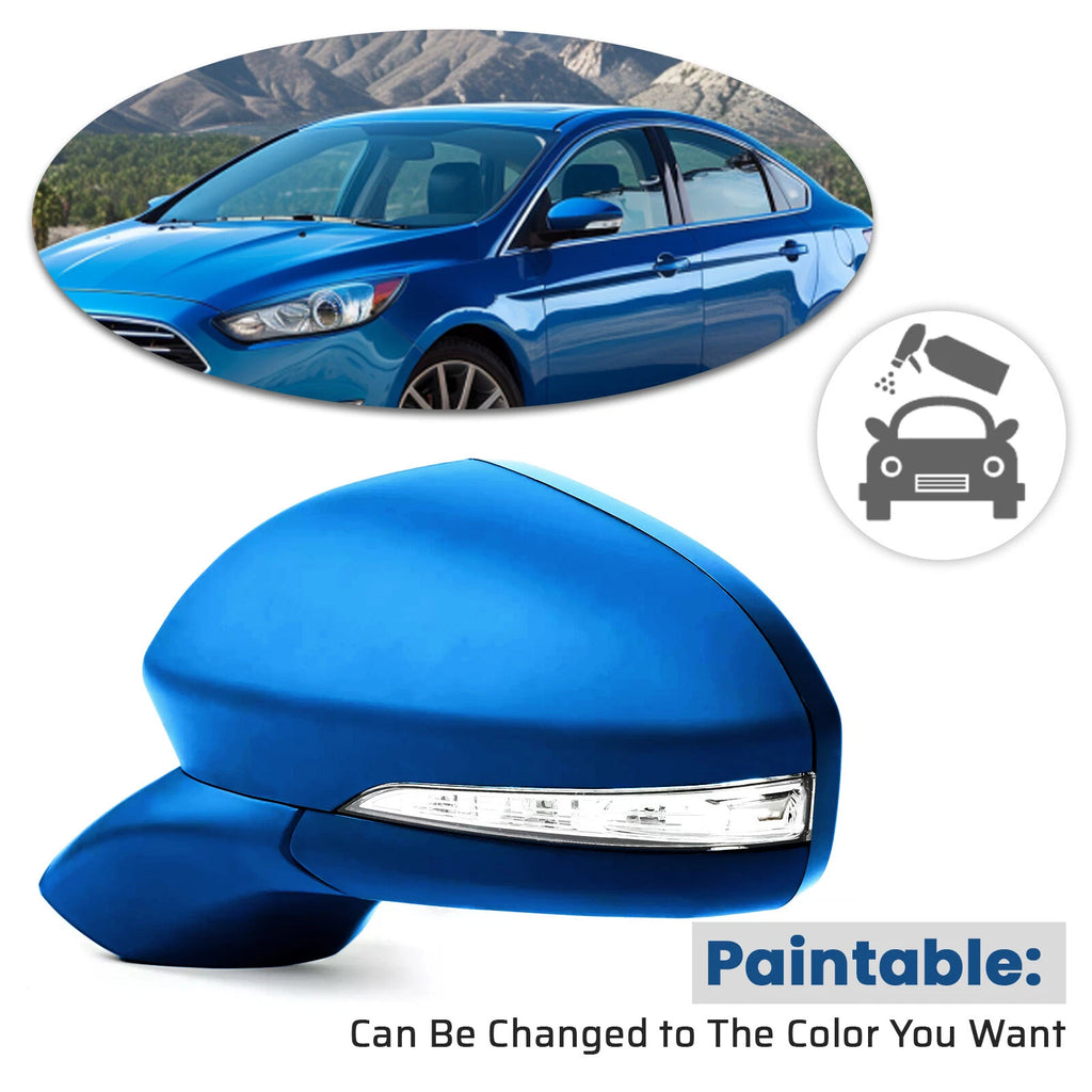 Driver Side Power Mirror for Ford Fusion (2013–2016) - Fold Paintable