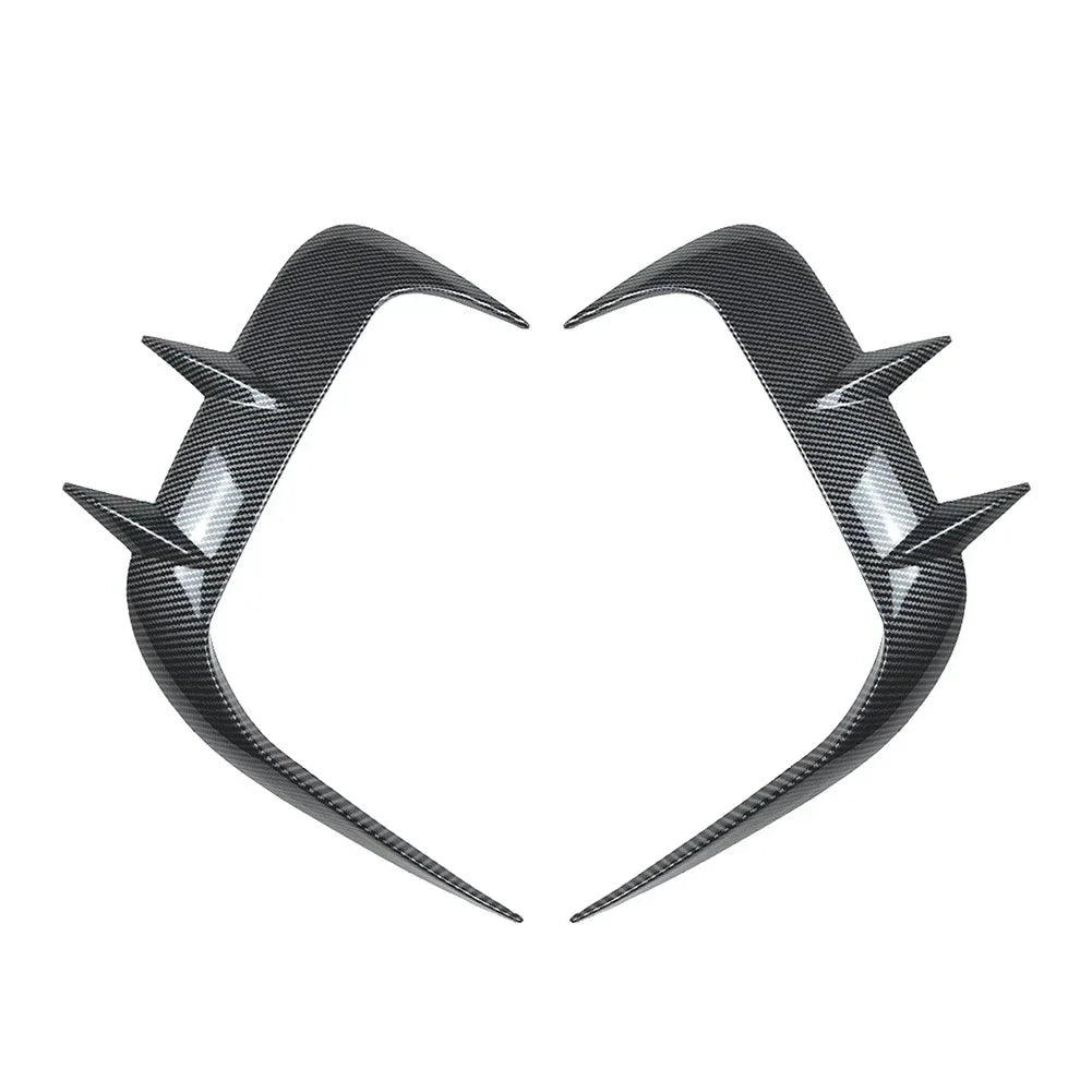 Carbon Look Front Bumper Spoiler Trim for BMW I5 G60 G61 M Sport (2024)
