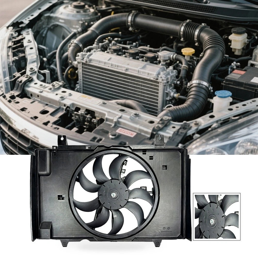 Radiator Fan Assembly for Nissan Sylphy Tiida Livina 1.6L (2004–2019) 214811FC5A