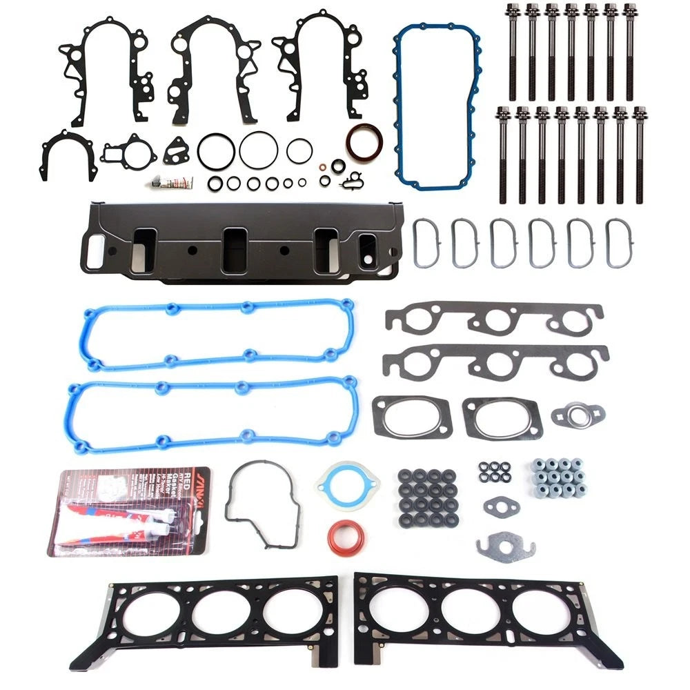 Set of 12 Cylinder Head Gasket Bolts for Chrysler Town & Country (2004–2007)