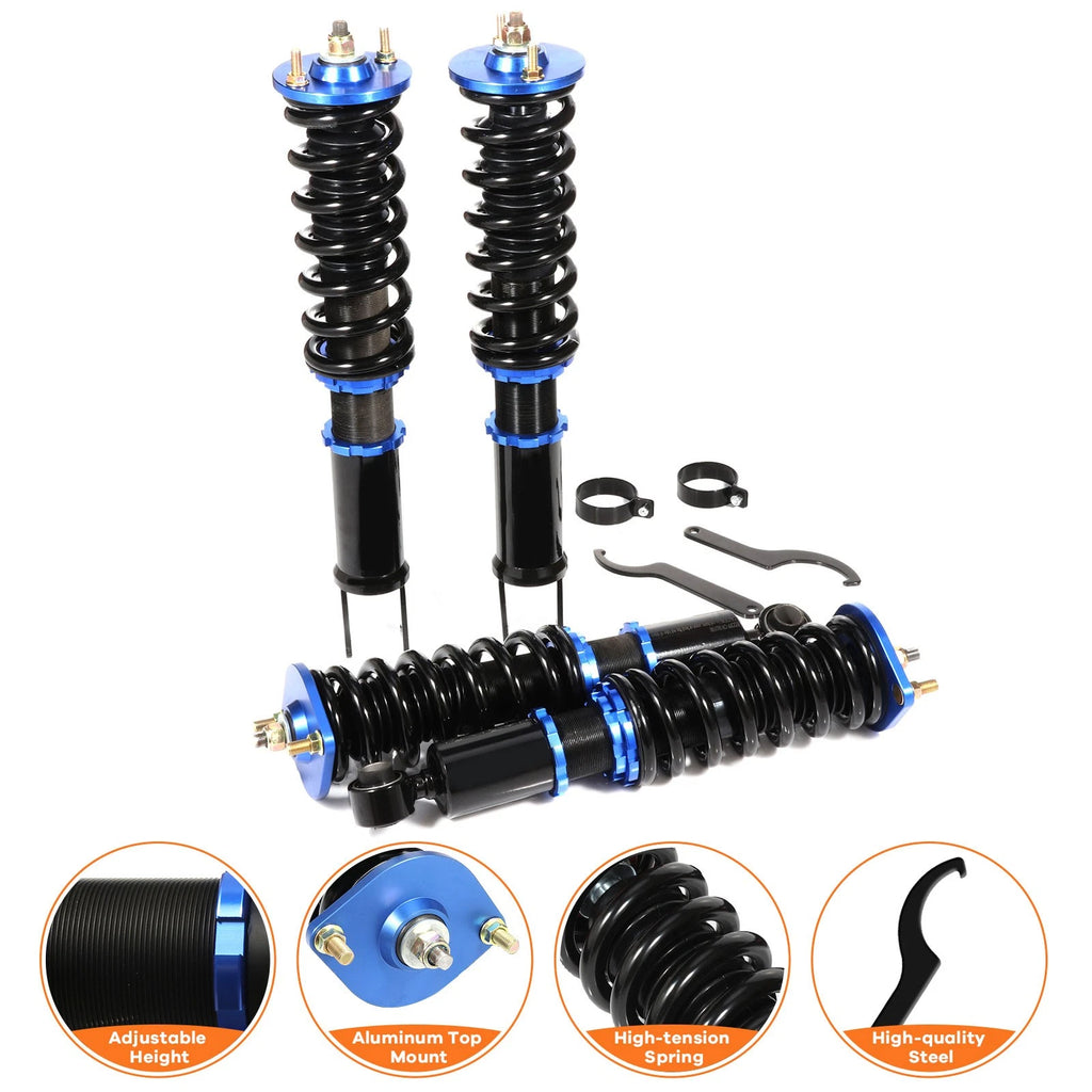 Coilovers Struts for Nissan 300ZX (1990–1996) Adj Height Suspension Kits