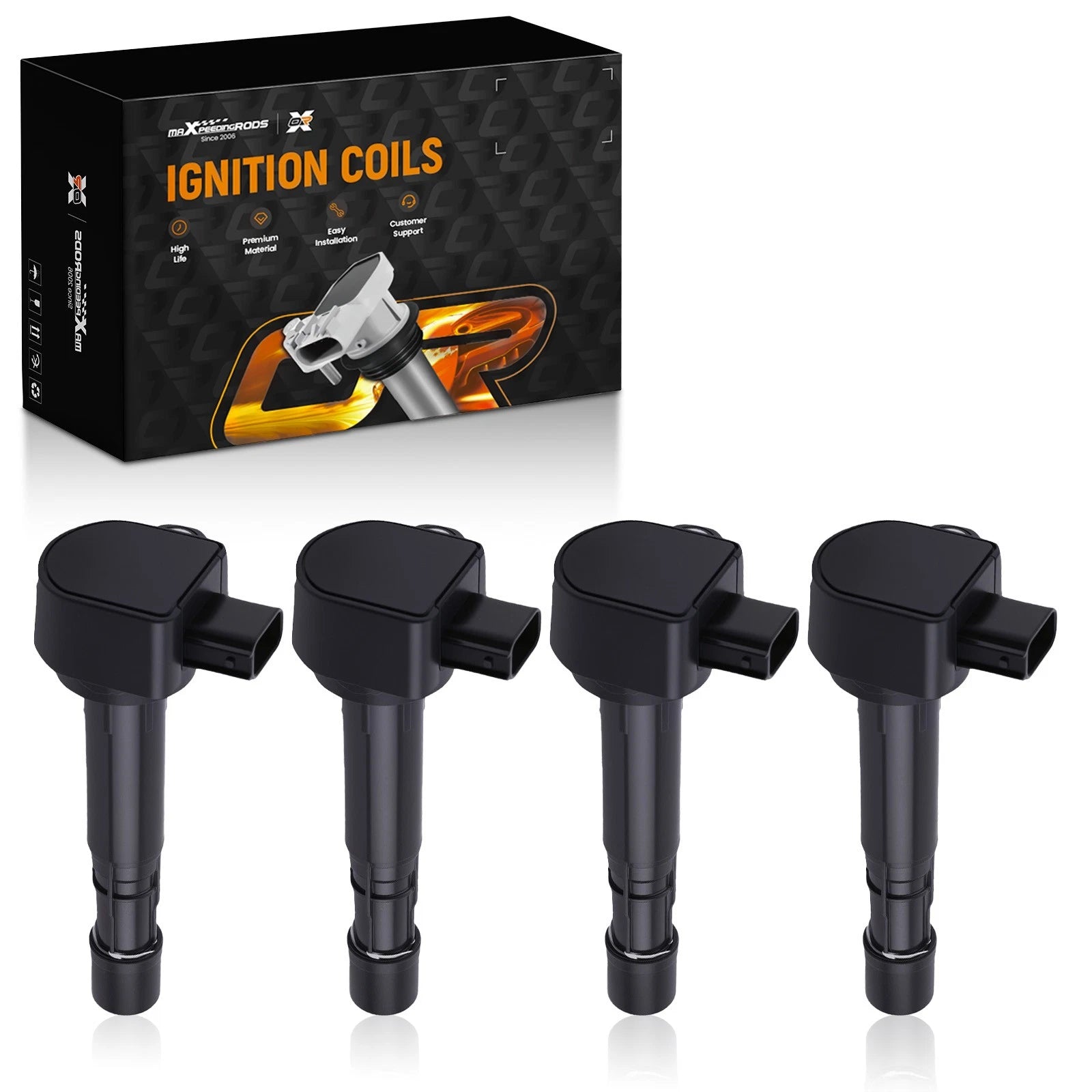 4X Ignition Coils for Honda Civic (2001–2005) UF512 30520PYJA01 C541