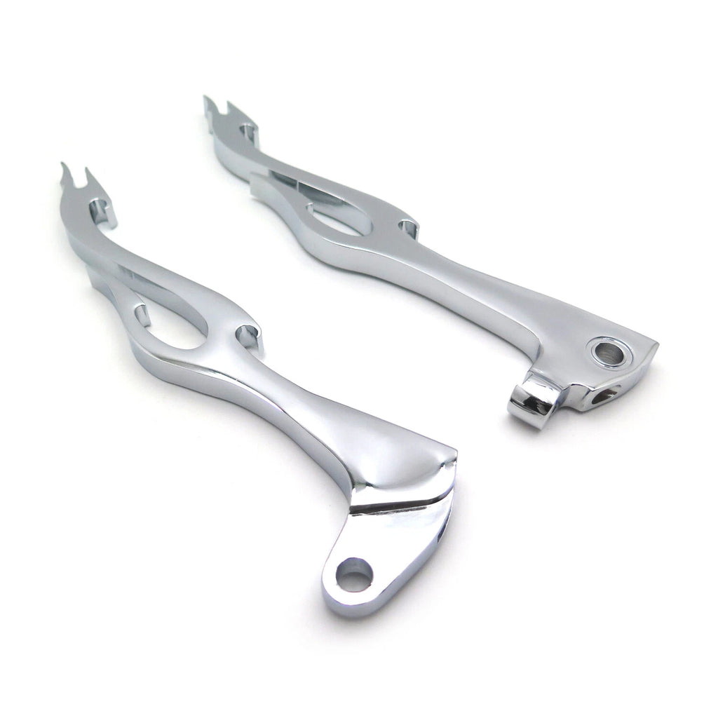 Chromed Brake Clutch Flame Lever for Yamaha XV250 XV535 XV700 XV750 XV1000 XV110