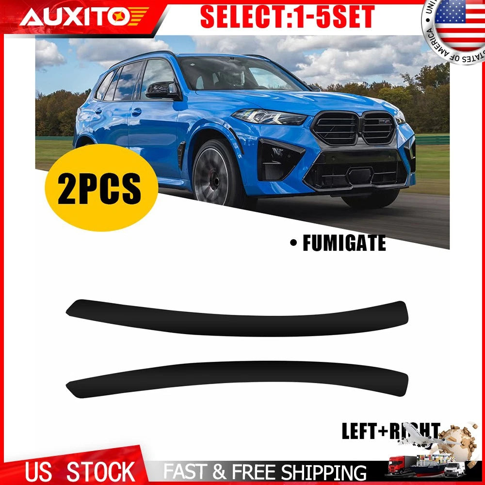 Set of 2 Smoke Tint Overlay Vinyl for BMW X5 (2024–2026)