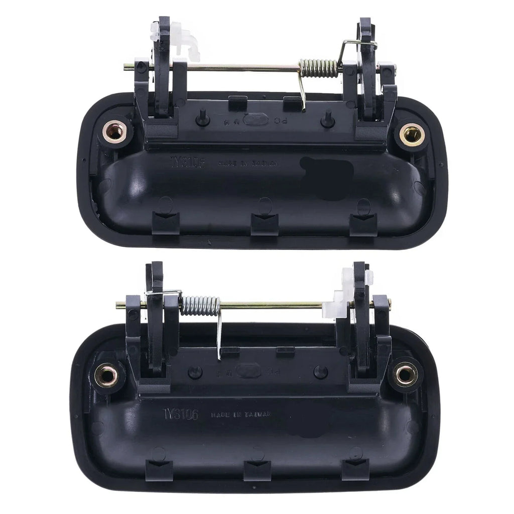 4pc Front & Rear Outer Door Handle Textured Black for Toyota Hilux (1988–1997)