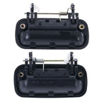 4pc Front & Rear Outer Door Handle Textured Black for Toyota Hilux (1988–1997)
