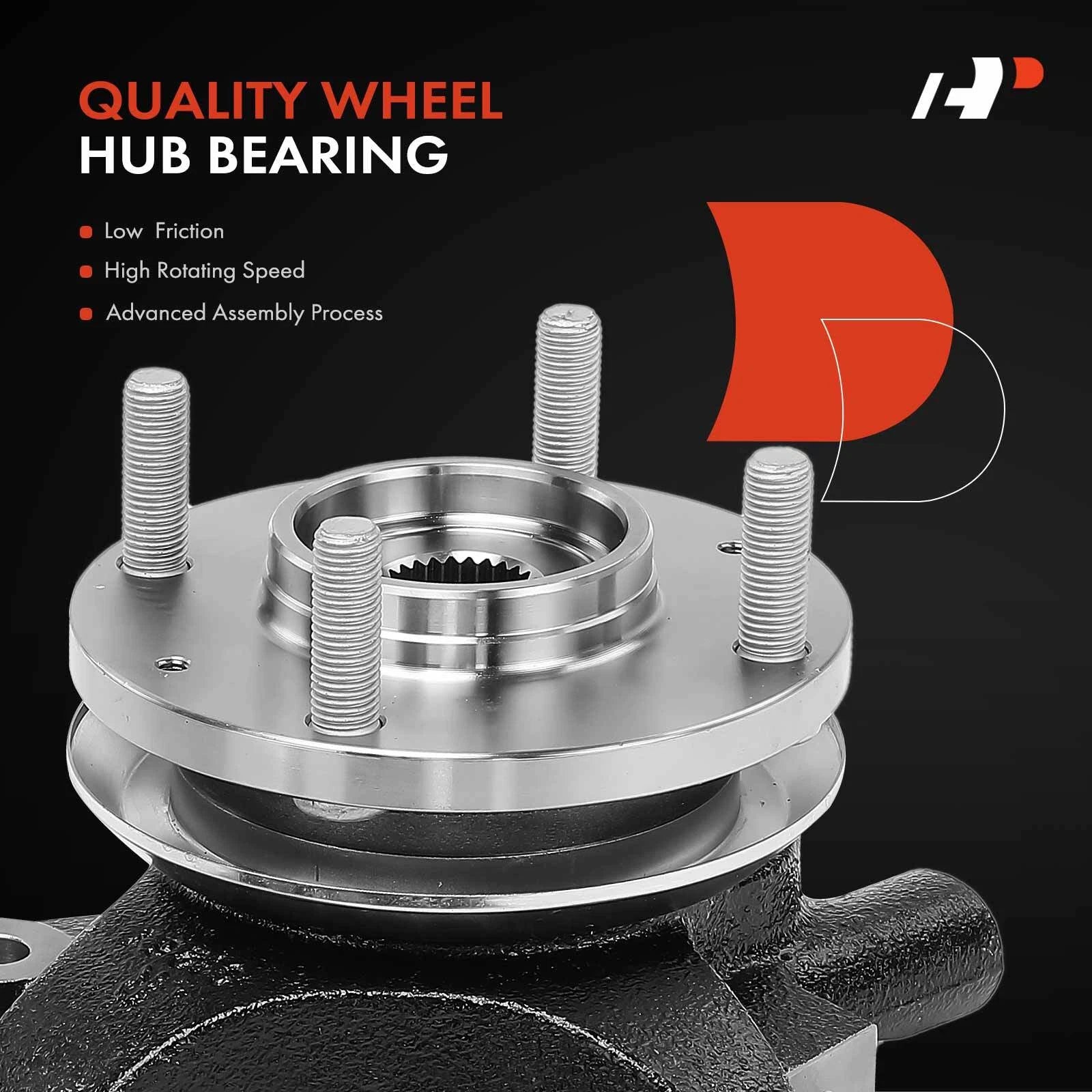 Front Right Steering Knuckle & Hub Bearing for Hyundai Sonata (2002–2005)