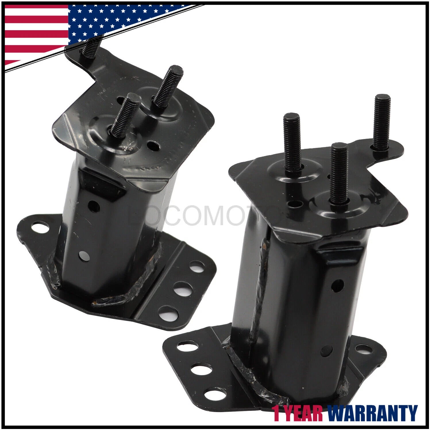 Set of 2 Bumper Brackets for Toyota 4Runner Lexus GX460 (2010–2021)