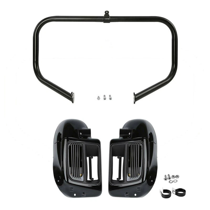 Lower Vented Fairing Crash Bar for Harley Road King Glide (2014–2024)