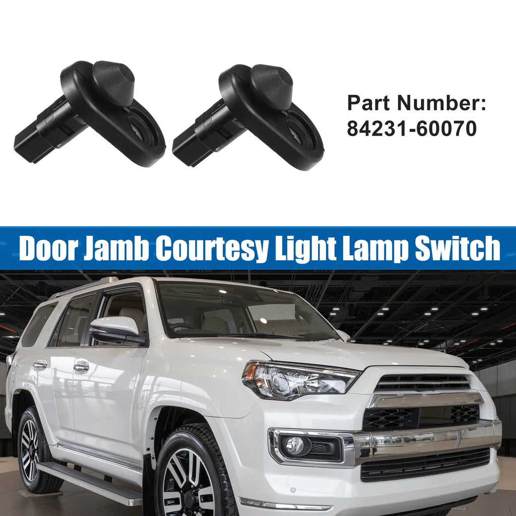 2X Front Door Jamb Light Switches for Toyota (No. 8423152010/8423160070)