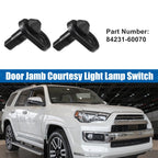 2X Front Door Jamb Light Switches for Toyota (No. 8423152010/8423160070)