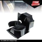 Center Console Cup Holder for Nissan Titan (2008-2015) Black