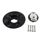 Silver Fuel Gas Tank Cap Cover for APRILIA RSV1000 (2004-2008) Tuono V4R (2011-2017) RSV4 R