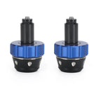 Handlebar Ends for Universal Fit Motorcycle (22mm) - Blue