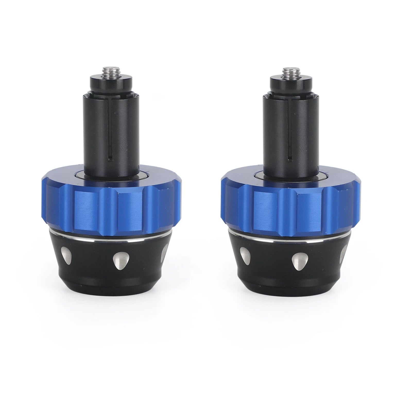 Handlebar Ends for Universal Fit Motorcycle (22mm) - Blue