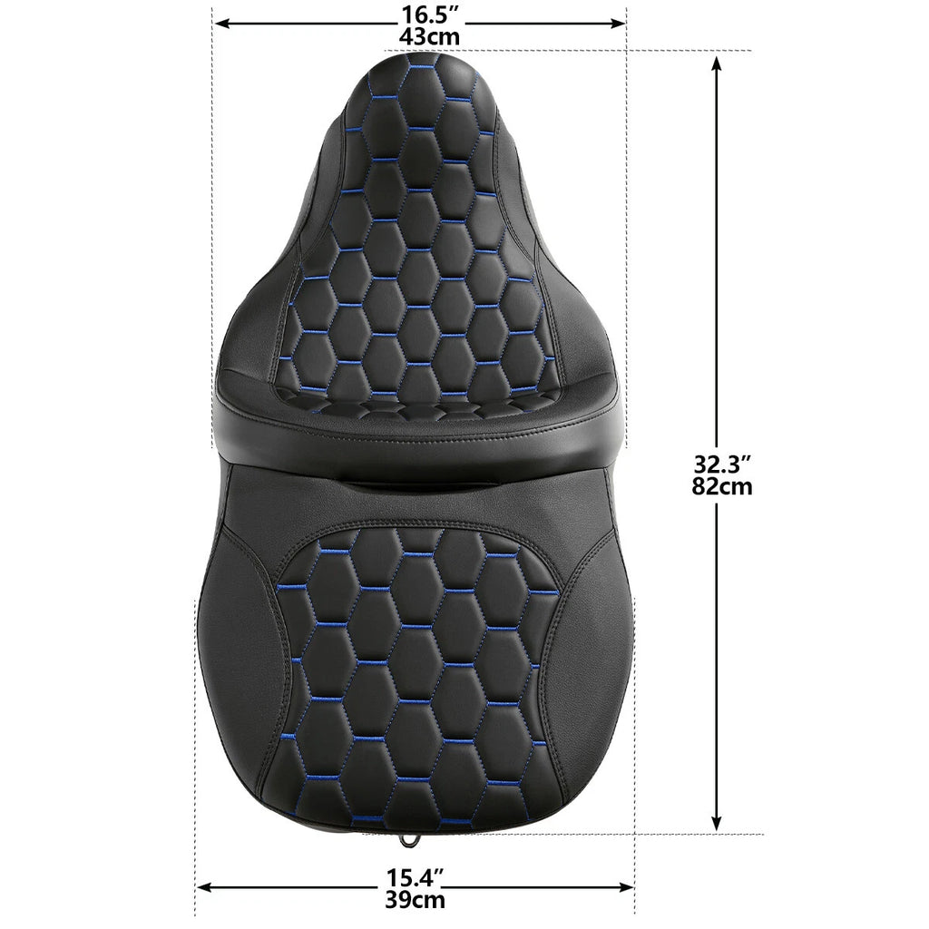 Driver Passenger Seat for Harley Touring Glide (2009–2023)