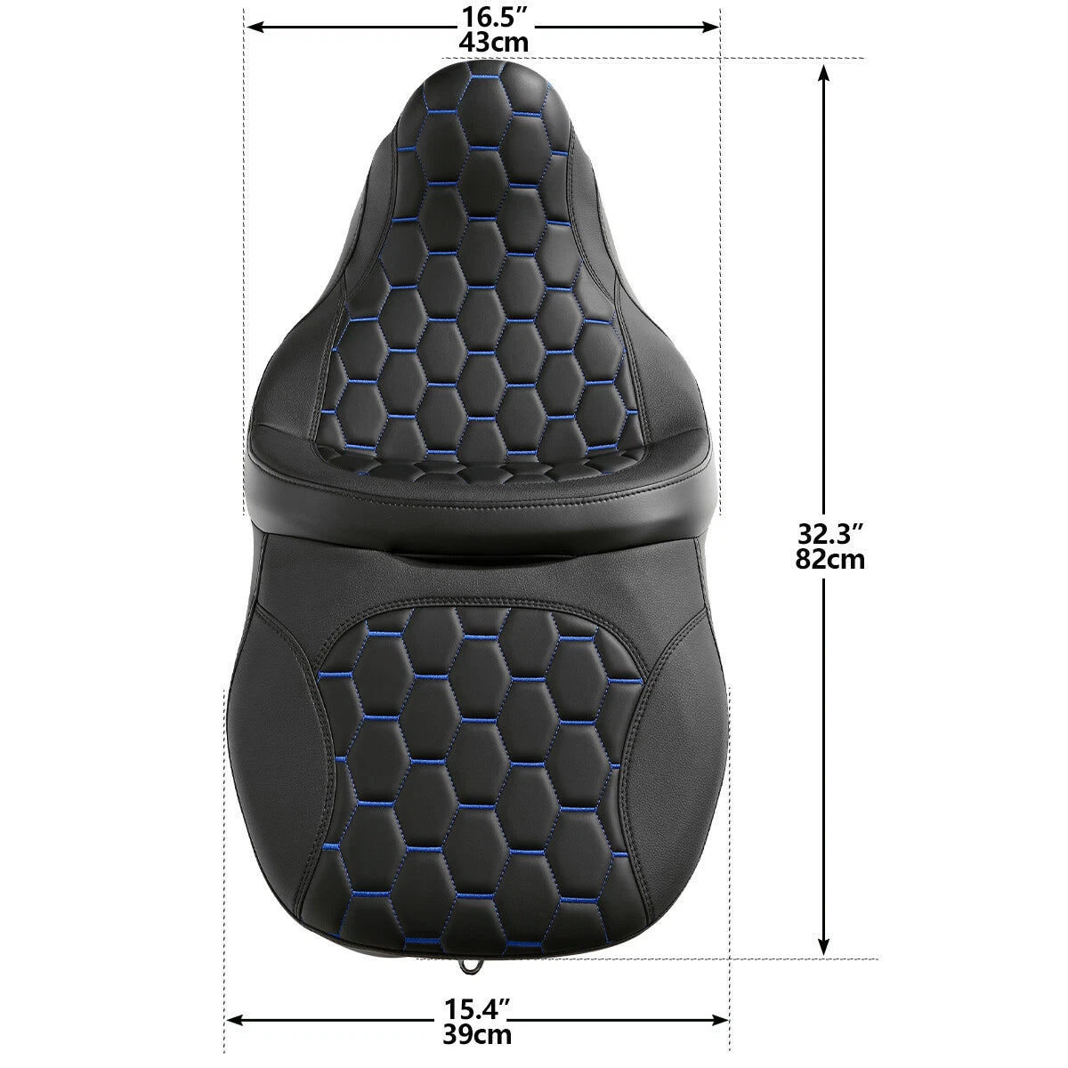 Driver Passenger Seat for Harley Touring Glide (2009–2023)