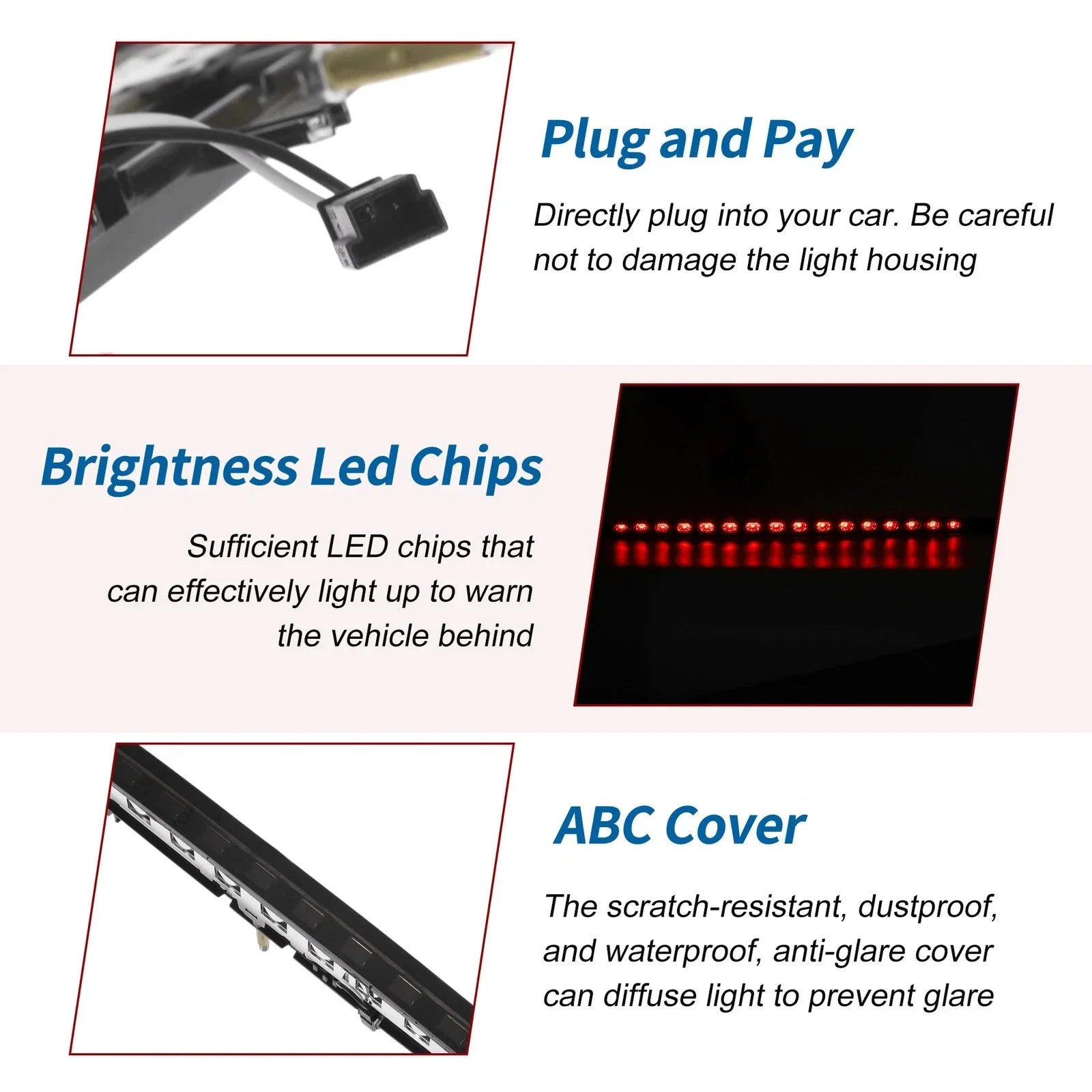 LED Third Brake Light for BMW E63 E64 6-Series (2004 - 2007)