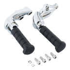 Chrome Passenger Footpeg Pegs Mount Bracket for Indian Scout (2015–2023)