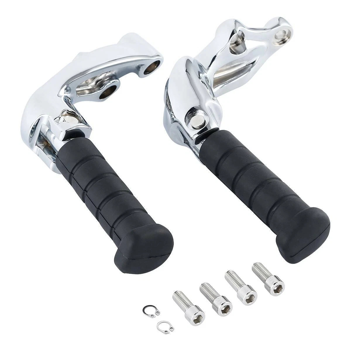 Chrome Passenger Footpeg Pegs Mount Bracket for Indian Scout (2015–2023)