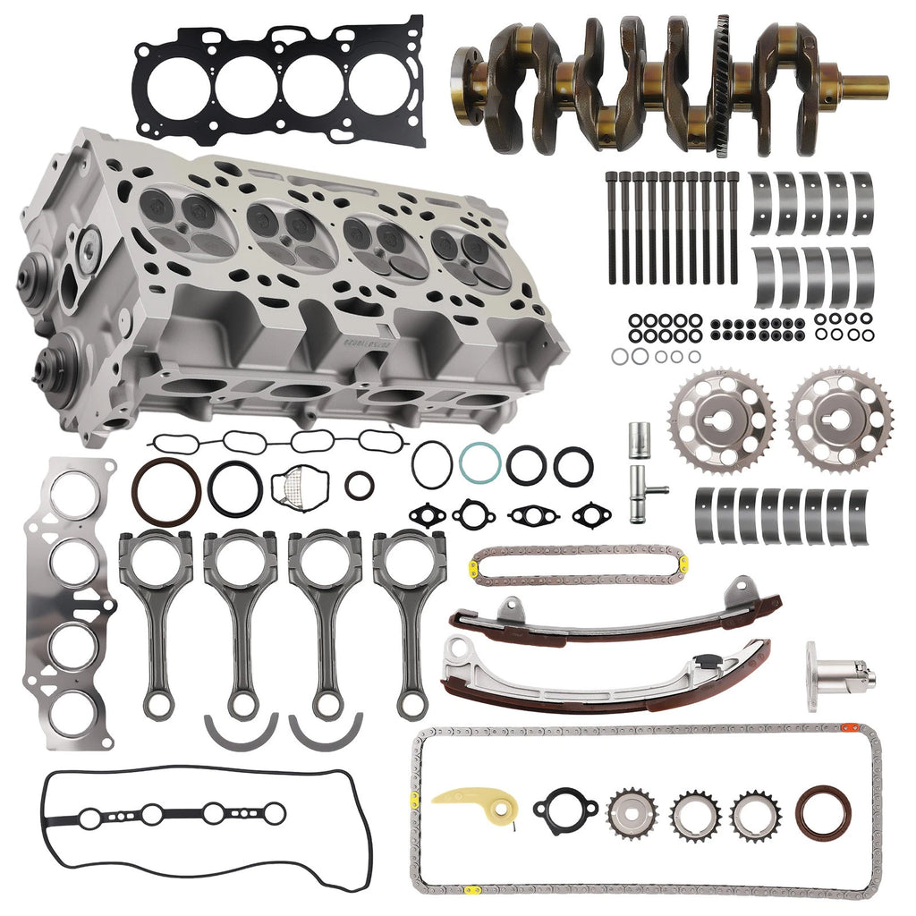 Cylinder Head Kit, Crankshaft, Con Rod, Timing Chain Kit for Toyota RAV4 (2006–2012)