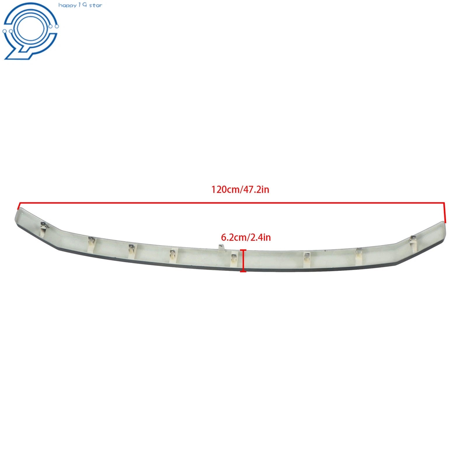 Front Grille Bar Insert for Ford Flex (2013-2019) Gloss Black