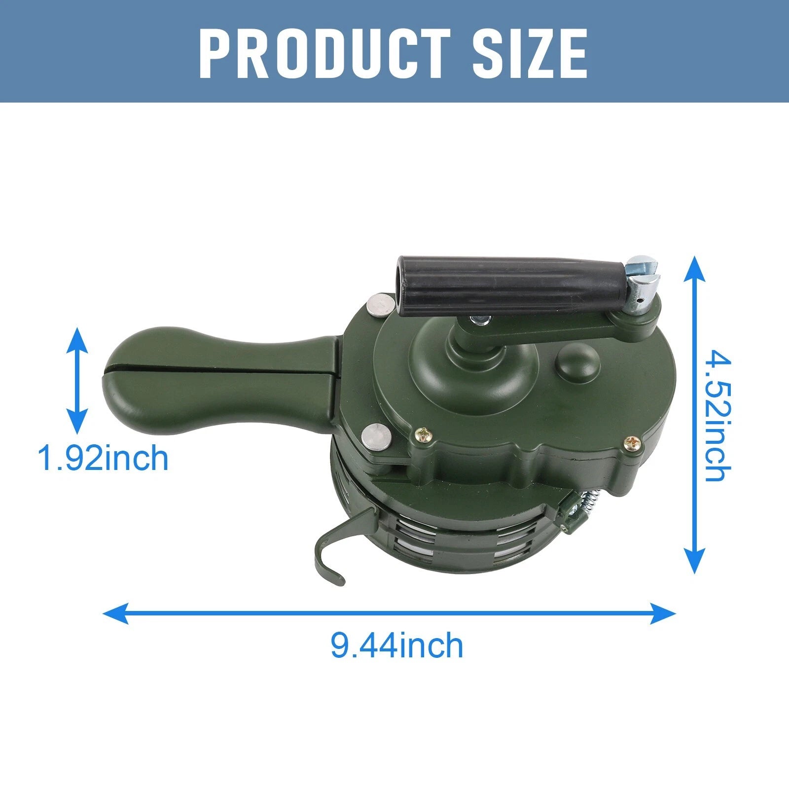 Hand Crank Siren Horn for Universal Use (Manual Operated)