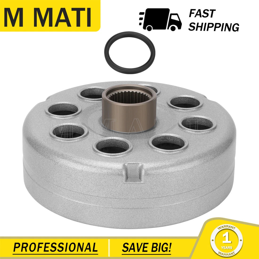 Rear Brake Drum w/Seal for Honda FourTrax 300 TRX300 TRX300FW (1988–2000)