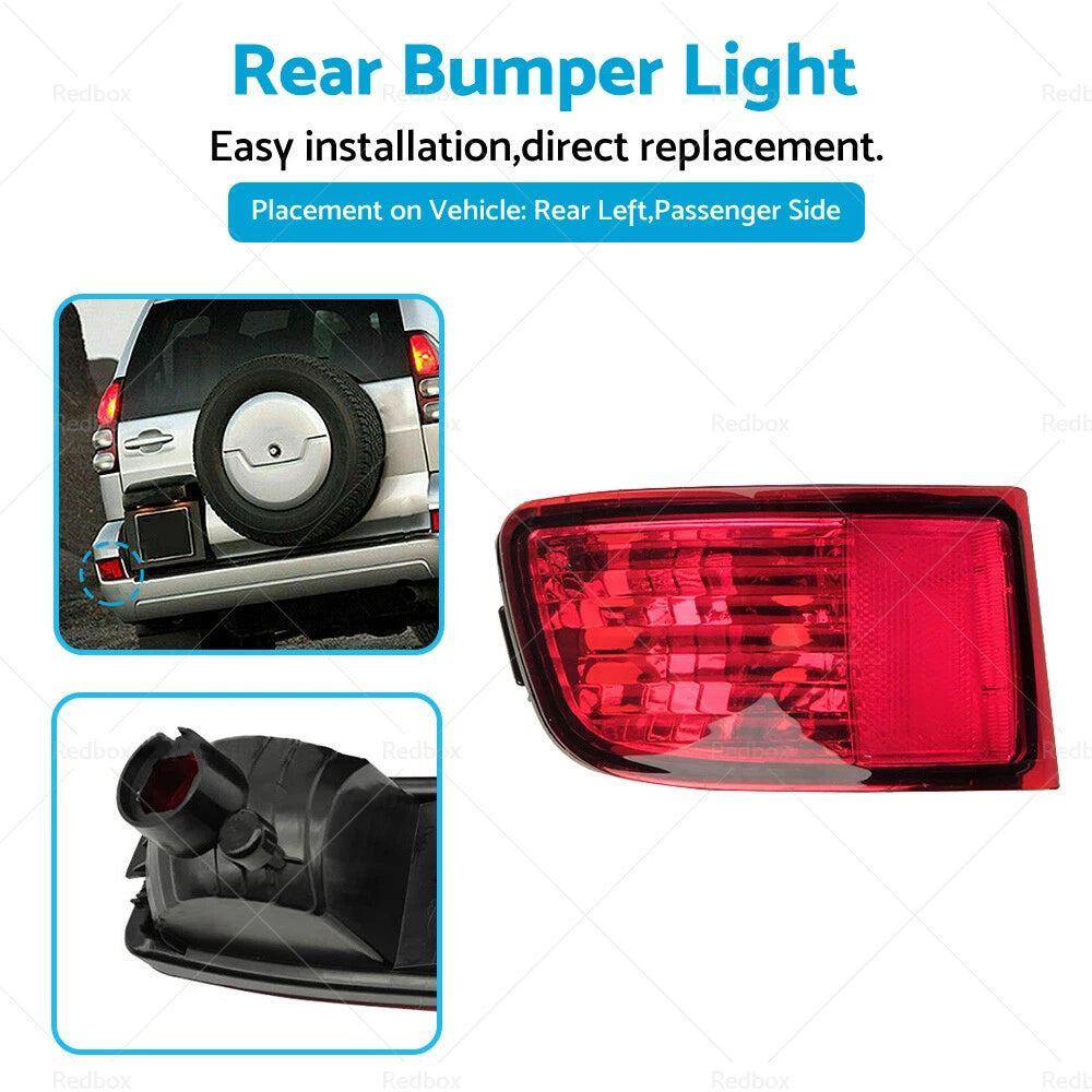 LH Rear Bumper Light Reflector for Toyota Prado J120 (2002–2009)
