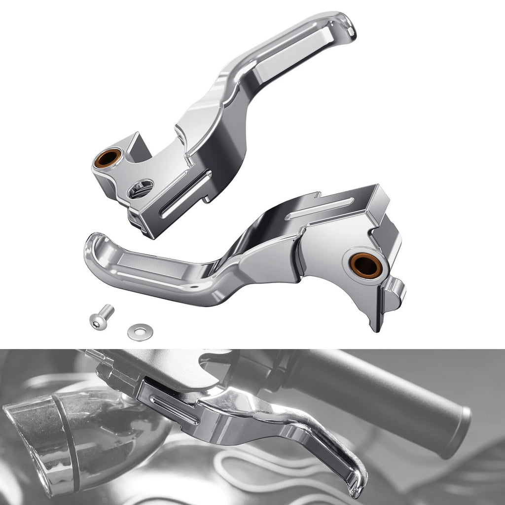 2X Shorty Hand Brake Clutch Levers for Harley Seventy Two XL1200V (2014–2017)