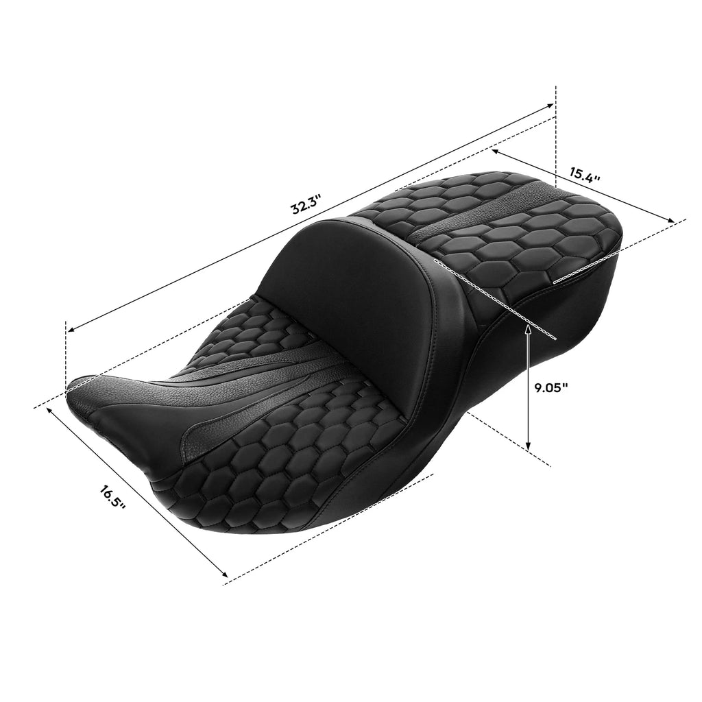 Gel Seat for Harley Electra Glide, Street Glide (2009–2023)
