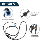 ABS Wheel Speed Sensor No. 47901-CA000 for Nissan Murano (2003–2007)