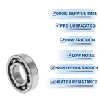Deep Groove Ball Bearing 15x32x8mm for Scooter Skateboard (P0)