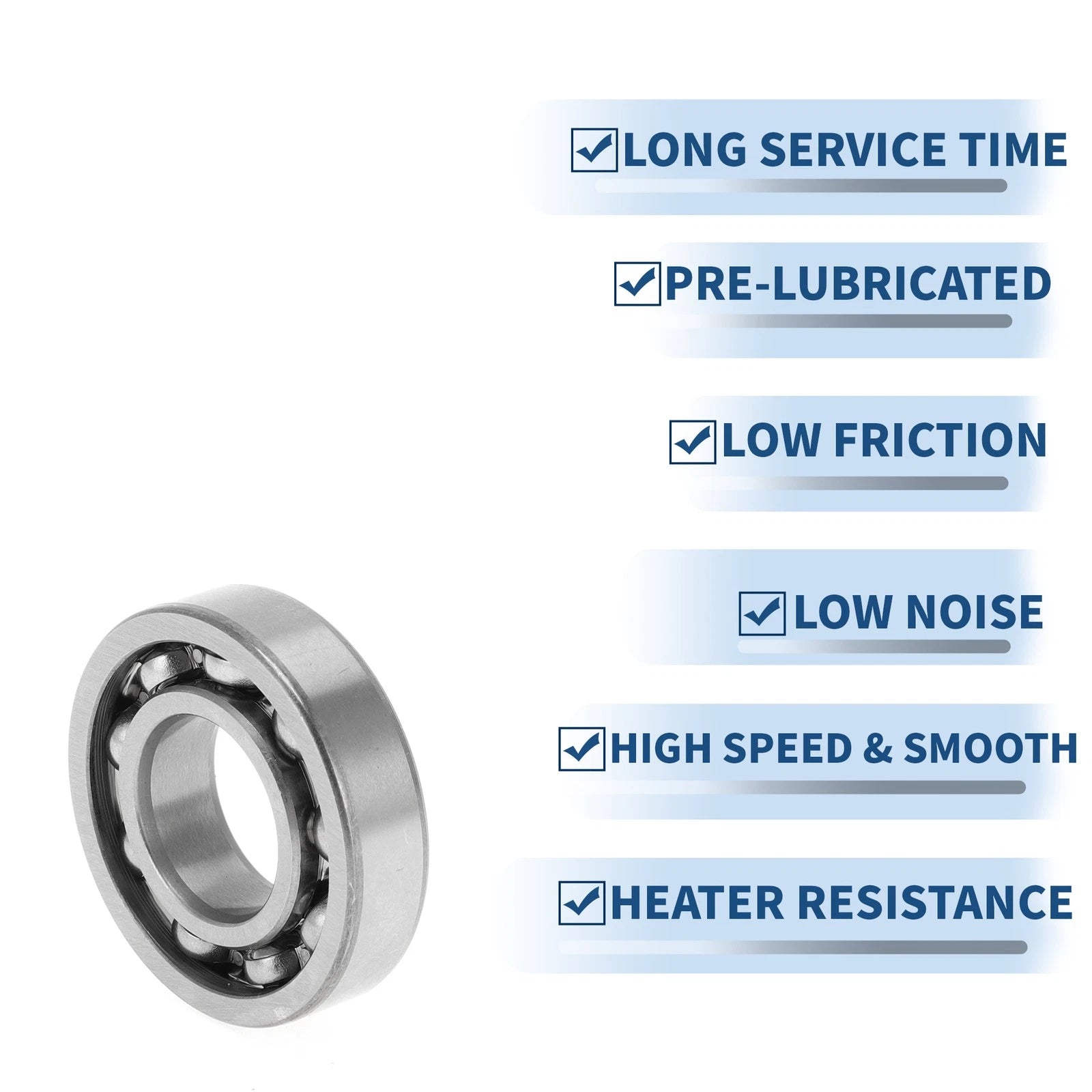 Deep Groove Ball Bearing 15x32x8mm for Scooter Skateboard (P0)